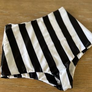 Mikoh stripe high waist bottoms
